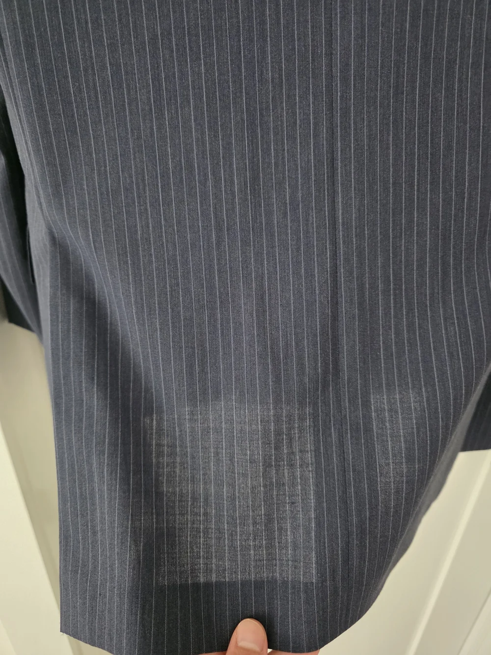 Brooks Brothers Regent BrooksCool Navy Pinstripe Full Canvas Suit 38R W32